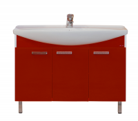Джулия -120 Тумба прямая красная Л-Джу01120-0410Пр
