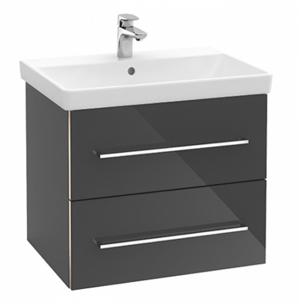 Тумба под раковину Villeroy&Boch Avento A889 00B3, цвет Crystal Black