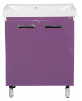 Джулия QVATRO - 75 Тумба прямая сиреневая Л-Джк01075-1510Пр