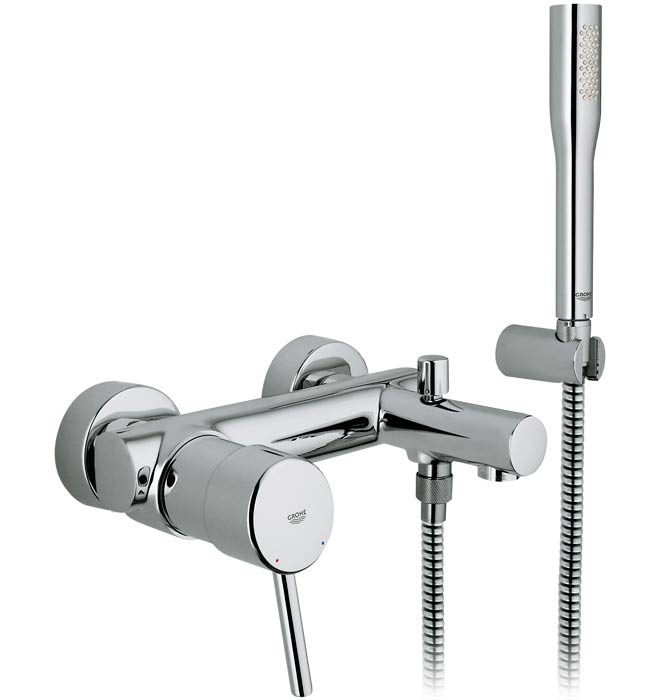 Смеситель Grohe Concetto New 32212 001 для ванны/душа с гарнитуром
