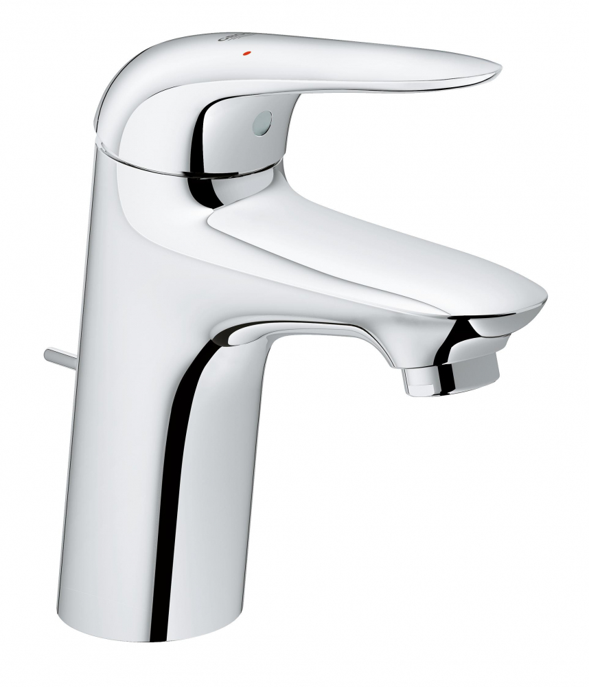 Eurostyle 2015 Solid Смеситель Grohe для раковины со сливным гарнитуром S-Size