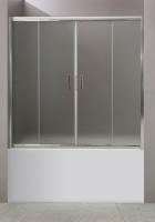 Душевая шторка на ванну BELBAGNO UNO-VF-2 матовая условный размер, мм:1500x1450 габариты с диапазоном регулировок, мм:1484-1510 Ширина входа,мм:575