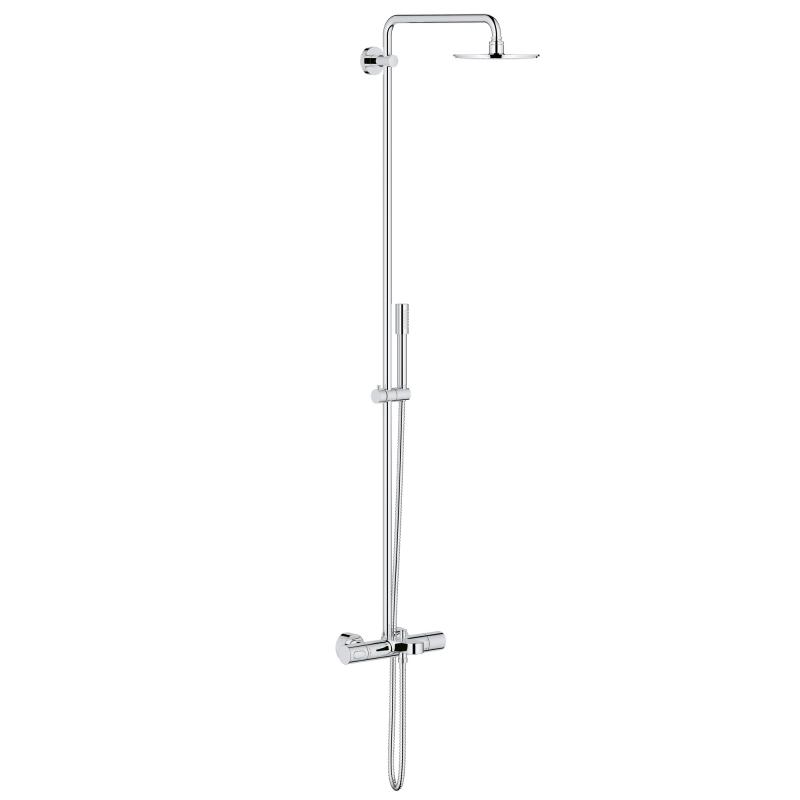 Душевая система Grohe Eurocube Rainshower 210 27641000 для ванны и душа с поворотным верхним душем, Ø 210 мм