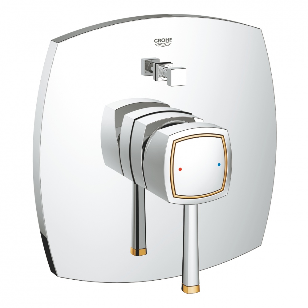 Смеситель Grohe Grandera 19920IG0 для ванны, хром/золото