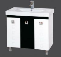 Эллада  - 75 Тумба прямая комб. черная эмаль П-Элл01075-231Пр