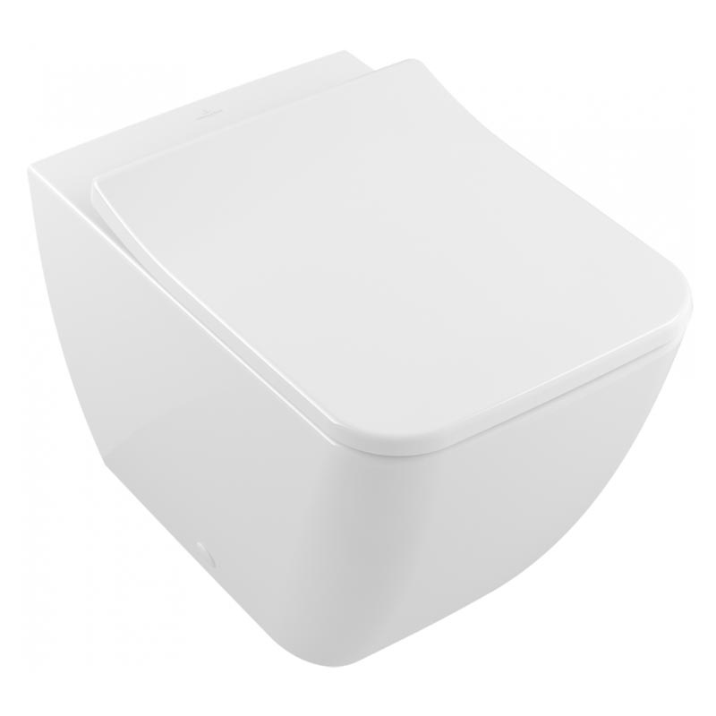 Унитаз приставной, безободковый Villeroy&Boch Venticello 4613 R001 alpine