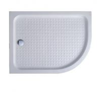 Акриловый поддон CEZARES TRAY-A-RH-15-W, размер, мм: 1000/800, прямоугольный ассиметричный, радиус: 550