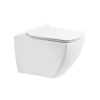 Унитаз подвесной BelBagno Carina BB514CHR, безободковый