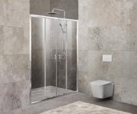 Душевая дверь в нишу BELBAGNO UNIQUE-BF-2 прозрачное усл. разм., мм:(1500-1800)x1900 габ. с диап. рег., мм:(1500-1800)x1900 Шир. вх., мм:760