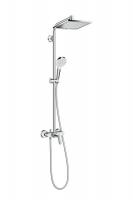 27284000 Crometta E 240 1jet Showerpipe с однорычажным смесителем