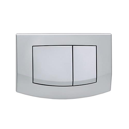 Панель TECE Ambia 9 240 225 с двумя клавишами смыва, матовый хром