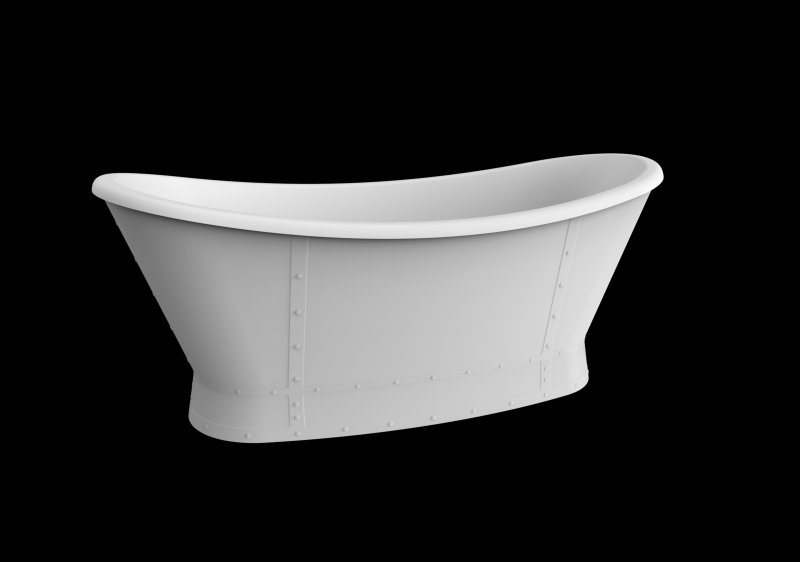 Ванна акриловая BelBagno BB33-CF36 168 x 78 x 71 см, цвет серый матовый (CF36)