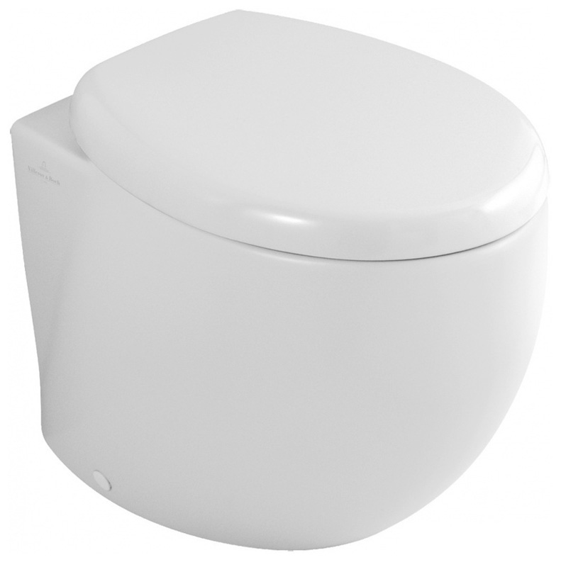 Унитаз Villeroy&Boch Aveo 6613 10R2, приставной, крепления хром