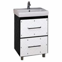 Гранд Lux 60 прямая бело-черная Cristallo Л-Грл01060-239ПрКс