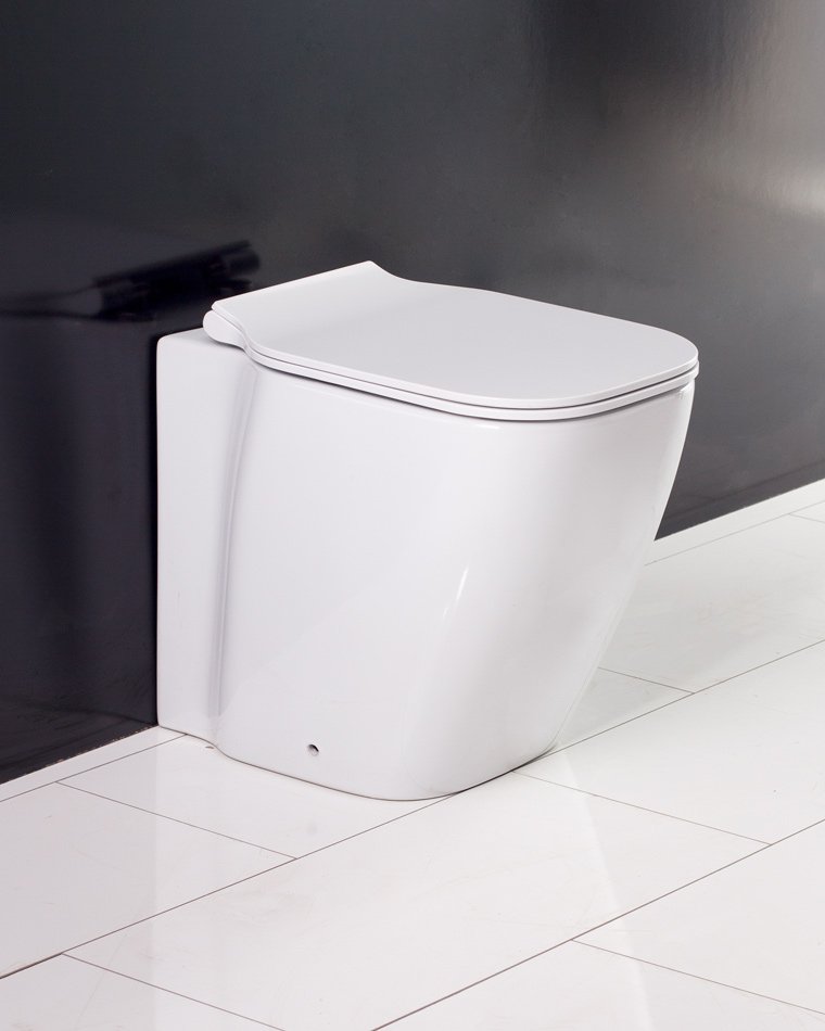 Унитаз приставной BelBagno Aldina BB114CB, безободковый