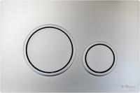 Клавиша смыва BelBagno, CIRCLE, матовый хром