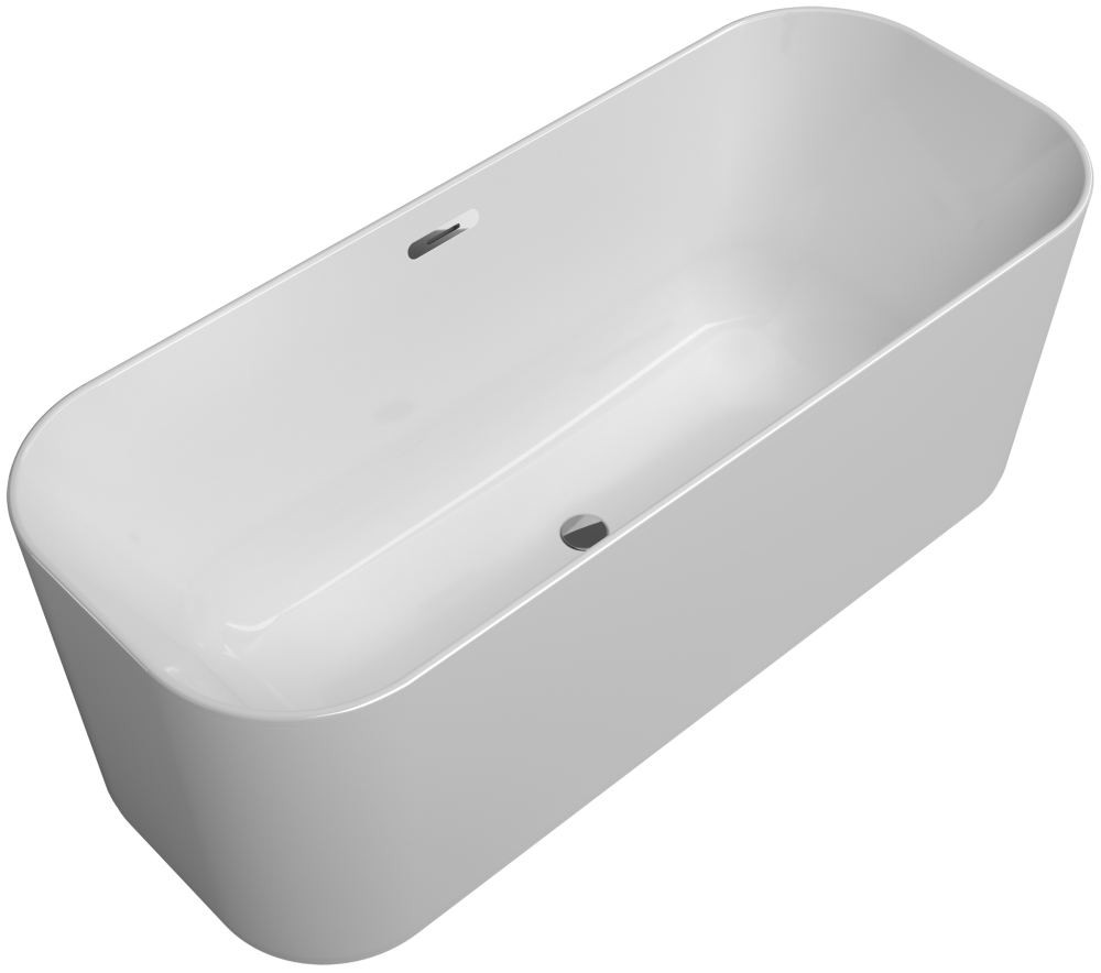 Квариловая ванна Villeroy&Boch Finion 170 x 70 см UBQ177FIN7A100V401, фурнитура хром