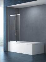Душевая шторка на ванну CEZARES SLIDER-VF-11 условн. размеры, мм:900х1500 габариты с диап. рег., мм:(880-890)x1500 