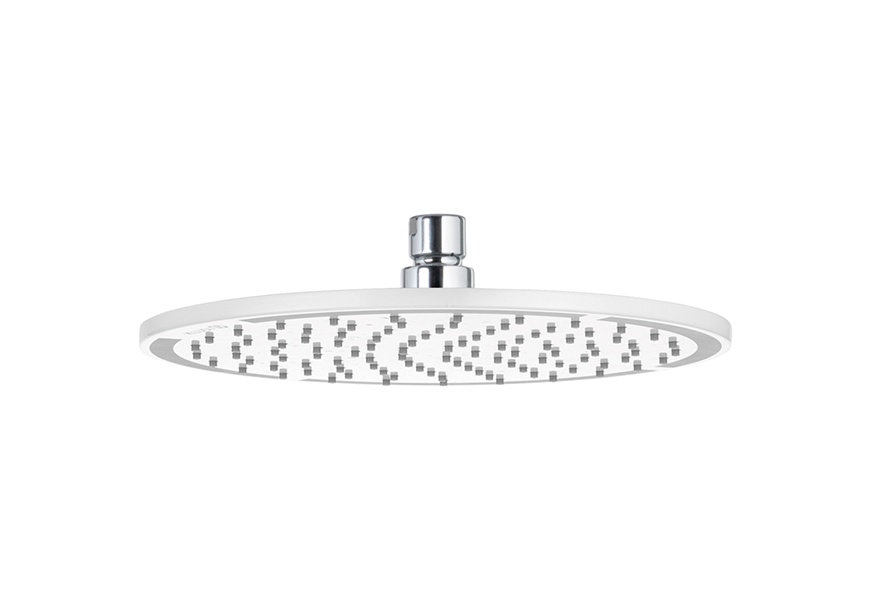 Верхний душ Kludi A-Qa 6432591-00 D25 см круглый, плоский 8 мм, цвет белый