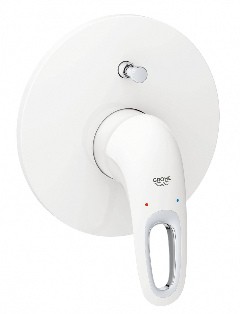 Смеситель для ванны и душа Grohe Eurostyle 2015 19506LS3, белая луна