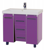 Джулия Qvatro -105 с 3-мя ящиками сиреневая Л-Джк01105-1510Ко3