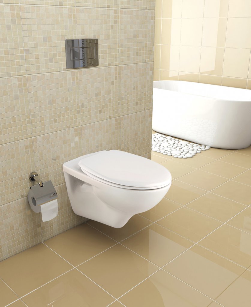 Сиденье, быстросъемное, дюропласт, soft close, металлическое крепление BelBagno, серия LINEA