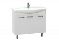 Джулия 105 Тумба прямая белая White White Л-Джу01105-5210Пр