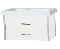 Джулия Qvatro 90 с 2-мя ящиками белая White Л-Джк01090-5210П2Я