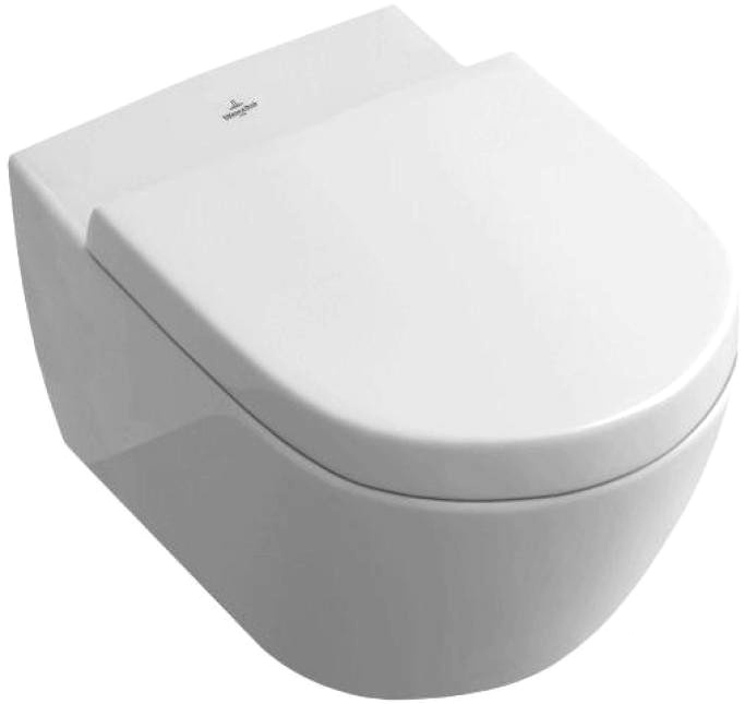 Унитаз подвесной Villeroy&Boch Subway 2.0 5614 R0R2 безободковый, ярко-белый CeramicPlus