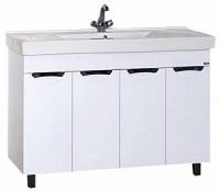 София - 120 Тумба прямая белая эмаль П-Соф01120-011Пр
