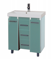 Джулия Qvatro - 75 с 3-мя ящиками голубая Л-Джк01075-0610Ко3