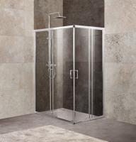 Душевой уголок BELBAGNO UNIQUE-AH-2 прозрачное усл. разм., (1000-1150)x(750-900)x1900 габ. с диап. рег., (1000-1150)x(750-900)x1900 Шир. вх., 550