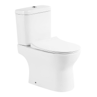 Чаша унитаза безободкового, P-trap BelBagno, серия STEAM