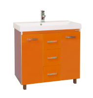 Джулия Qvatro - 75 с 3-мя ящиками оранжевая Л-Джк01075-1310Пр3Я