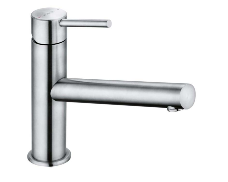 Смеситель Kludi Steel 44850F860 для кухонной мойки, нержавеющая сталь, хром