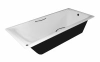 Ванна чугунная Castalia Prime S2021 Ц0000147 180 х 80 см, с ручками, белая