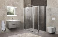 Душевой уголок BELBAGNO UNIQUE-AH-21 прозрачное усл. разм., мм:(1500-1800)x1000x1900 габ. с диап. рег., мм:(1500-1800)x(975-1000)x1900 