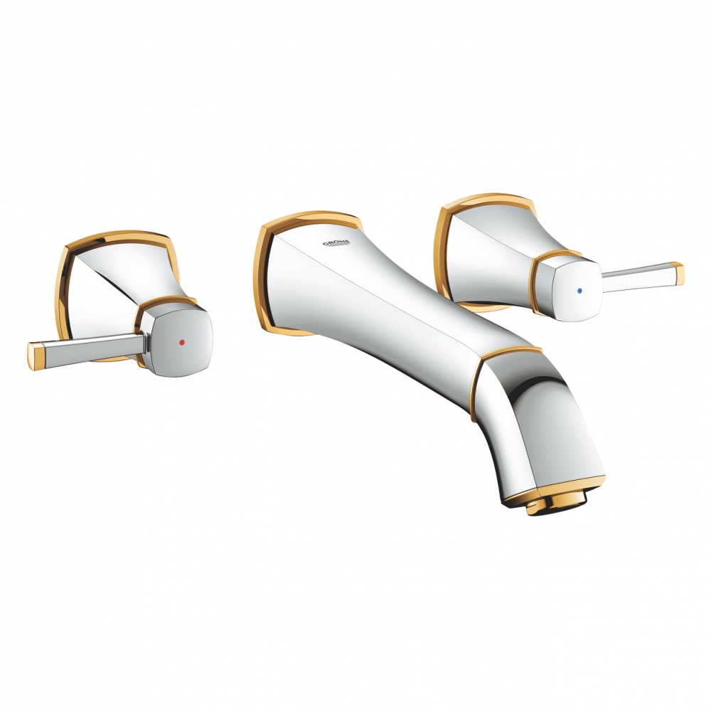 Смеситель Grohe Grandera 20415IG0 для раковины, хром/золото