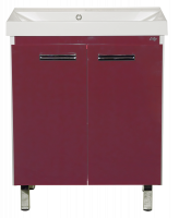 Джулия QVATRO - 75 Тумба прямая бордовая Л-Джк01075-1010Пр