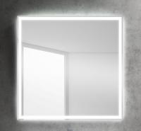 BELBAGNO SPC-GRT-800-800-LED Зеркало с встроенным светильником и кнопочным выключателем, 12W, 220-240V, 800x30x800 