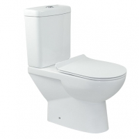 Чаша унитаза безободкового, P-trap BelBagno, серия RICCO