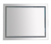 2 Неон - Зеркало LED 1000х800 сенсор на корпусе (двойная подсветка)