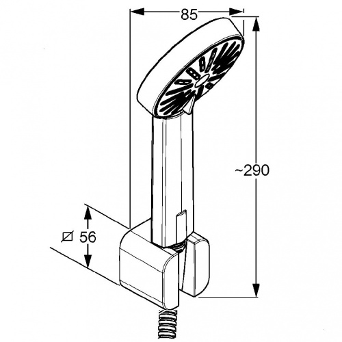 Душевой гарнитур Kludi A-Qab 6565005-00