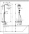 26792000 Croma Select 280 Air 1jet Showerpipe для ванны с термостатом 26792000 Croma Select 280 Air 1jet Showerpipe для ванны с термостатом