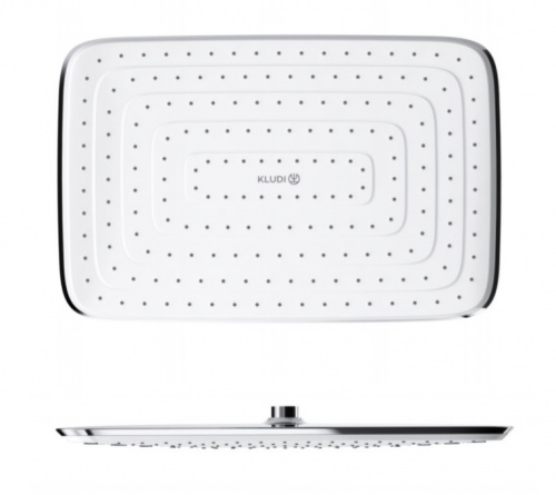 Верхний душ Kludi Freshline 6440005-00 40 x 26 см, прямоугольный, хром/белый