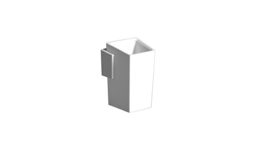 Стакан к стене Solid Surface (Минеральный компазитный материал) (158812), S-2, Sonia