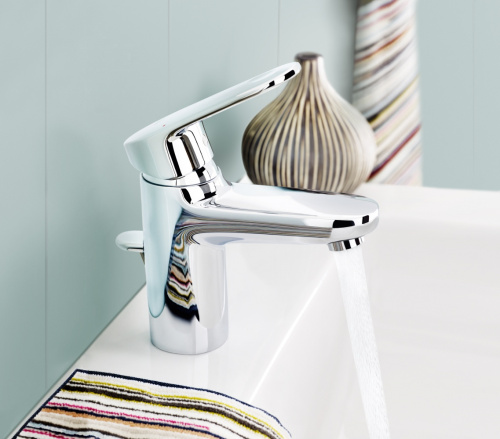 Europlus II Смеситель Grohe однорычажный для раковины гладкий корпус