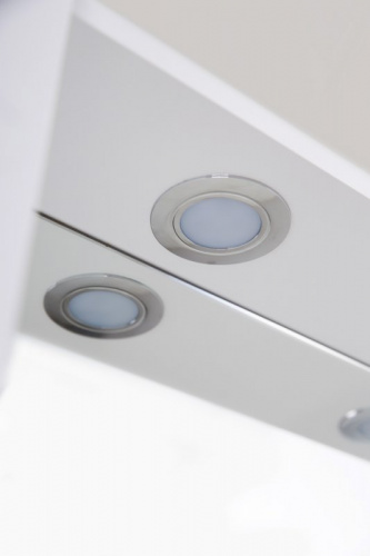 Зеркальный шкаф BELBAGNO MARINO-SPC-1000/750-2A-BL-P подвесной с двумя распашными дверцами с доводчиками, с подсветкой Bianco Lucido