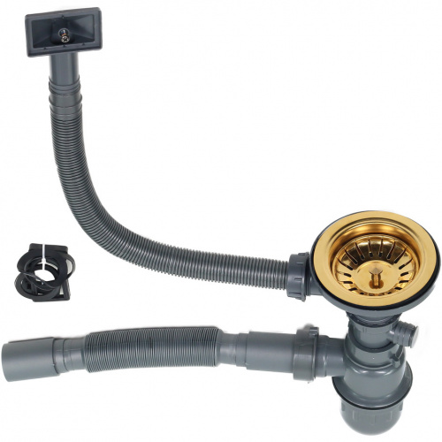 Мойка D7851HG-R MELANA ProfLine 3,0/200 ЗОЛОТО врезная прямоугольная правая D7851HG-R