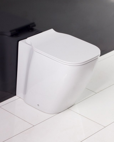 Унитаз приставной BelBagno Aldina BB114CB, безободковый